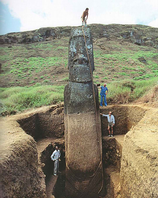 Easter Island have bodies.